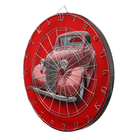 CIBLE DE FLÉCHETTES CHEVROLET 1938 (Devant droit)