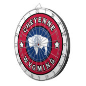 Cible De Fléchettes Cheyenne Wyoming (Devant droit)