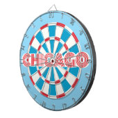 Cible De Fléchettes CHICAGO Chitown Pride (Devant droit)