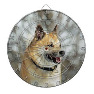 Cible De Fléchettes Chien de berger islandais 019