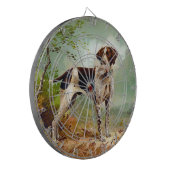 Cible De Fléchettes Chien de chasse avec oiseau dans la bouche (Devant gauche)