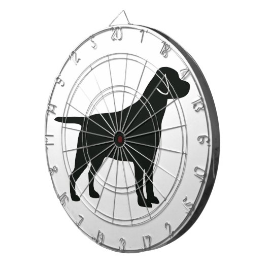 Cible De Fléchettes Chien du Black Lab (Devant droit)