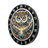 Cible De Fléchettes Chouette céleste Haven Design en Dartboard (Devant droit)