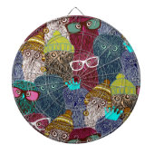 Cible De Fléchettes Chouette dans la couronne (Devant)