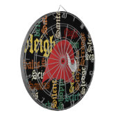 Cible De Fléchettes Christmas empoisonne Have a Nice Day & a Better Ni (Devant gauche)