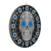 Cible De Fléchettes Chrome Calavera (Rose Bleue) (Devant gauche)