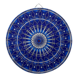 Cible De Fléchettes Cible décorative bleue pour fléchettes