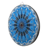 Cible De Fléchettes Cible décorative bleue pour fléchettes (Devant droit)