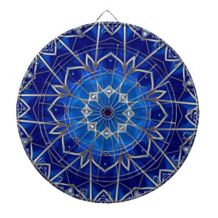 Cible De Fléchettes Cible décorative bleue pour fléchettes