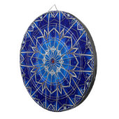 Cible De Fléchettes Cible décorative bleue pour fléchettes (Devant droit)