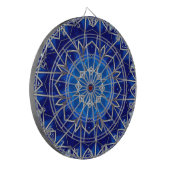 Cible De Fléchettes Cible décorative bleue pour fléchettes (Devant gauche)