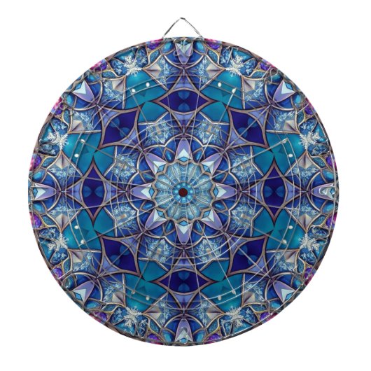 Cible De Fléchettes Cible décorative bleue pour fléchettes (Devant)