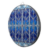 Cible De Fléchettes Cible décorative bleue pour fléchettes (Devant droit)