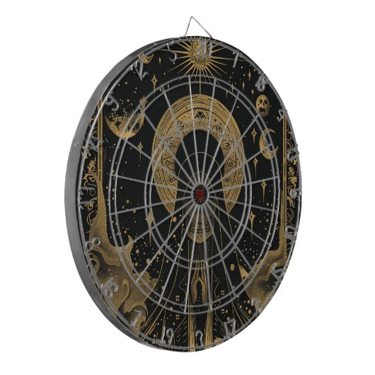 Cible De Fléchettes Ciel céleste de nuit (Devant gauche)