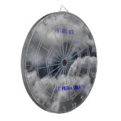 Cible De Fléchettes Ciel nuageux de combat du faucon F-16 (Devant gauche)