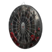 Cible De Fléchettes Cimetière gothique Gazebo avec des roses rouges la (Devant droit)