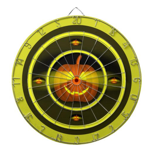 Cible De Fléchettes Citrouille brillant - (Devant)