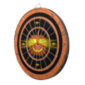 Cible De Fléchettes Citrouille brillant - (Devant droit)