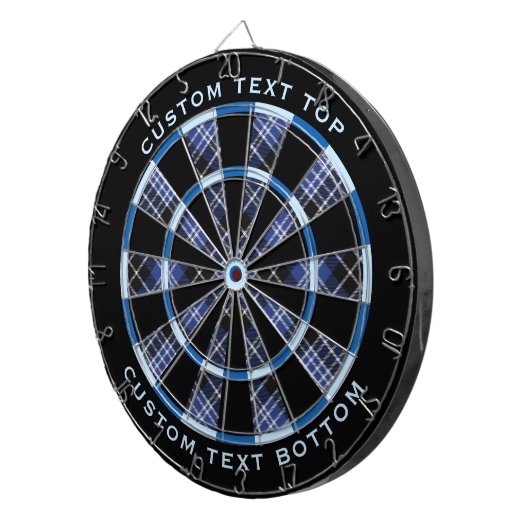 Cible De Fléchettes Clan Clark Tartan (Devant droit)