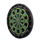 Cible De Fléchettes Clan Currie Tartan (Devant droit)