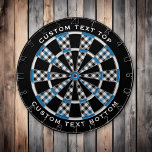 Cible De Fléchettes Clan Haig Check Tartan<br><div class="desc">Clan Haig traditional check tartan with modern colors. Seamless pattern. Two custom text areas on outer ring.</div>