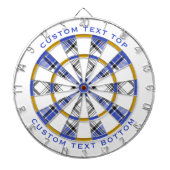 Cible De Fléchettes Clan Hannay Tartan (Devant)