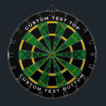 Cible De Fléchettes Clan MacArthur Tartan<br><div class="desc">Clan MacArthur tartan traditionnel aux couleurs modernes. Motif sans couture. Deux zones de texte personnalisées sur l'anneau extérieur.</div>
