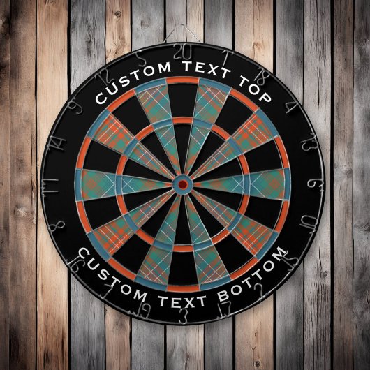 Cible De Fléchettes Clan Wilson Ancienne Tartan