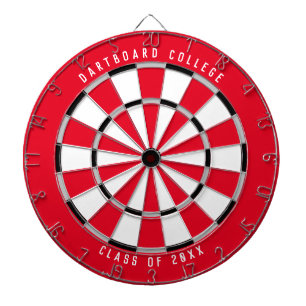 Cible De Fléchettes Classe College personnalisée de 20XX Modèle Roug