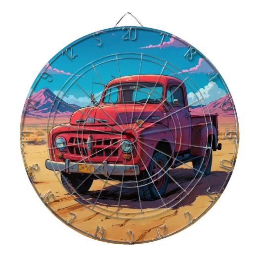 Cible De Fléchettes Classic American Pickup Darboard (Devant)