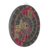 Cible De Fléchettes Claus mot du Père Noël Ho Ho Ho (Devant gauche)