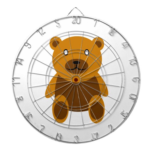 Cible De Fléchettes Clipart Brown d'ours de nounours (Devant)