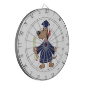 Cible De Fléchettes Clipart de graduation de chien (Devant gauche)