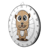 Cible De Fléchettes Clipart mignon de caractère (Devant droit)