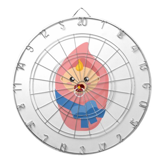 Cible De Fléchettes Clipart nouveau-né de bébé (Devant)