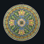 Cible De Fléchettes Cloisonne Chine Patter Asiatique Oriental<br><div class="desc">Ce design oriental floral est un magnifique motif vert antique basé sur un motif de cloisonne, une ancienne forme d'art chinois.</div>