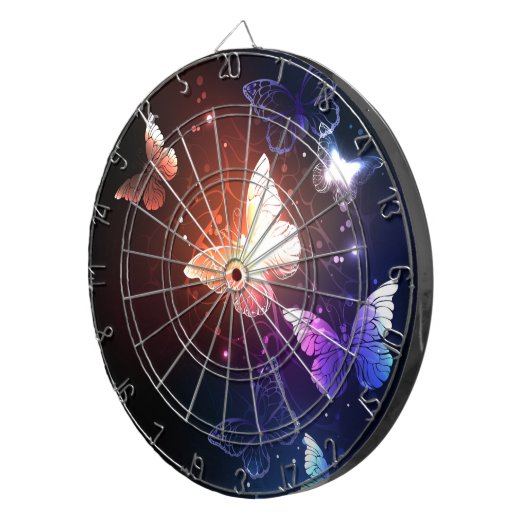 Cible De Fléchettes Clowing Night Butterflies (Devant droit)