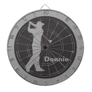Cible De Fléchettes Club de golf Swinging Club Black Gray Personnalis