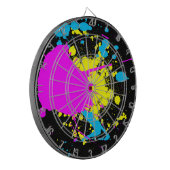 Cible De Fléchettes CMYK Splash (Devant gauche)