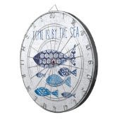 Cible De Fléchettes Coastal | Home is By the Sea (Devant droit)