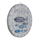 Cible De Fléchettes Coastal | Home is By the Sea (Devant gauche)