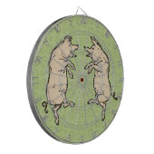 Cible De Fléchettes Cochons dansants antiques : Joyeuse danse de petit (Devant gauche)