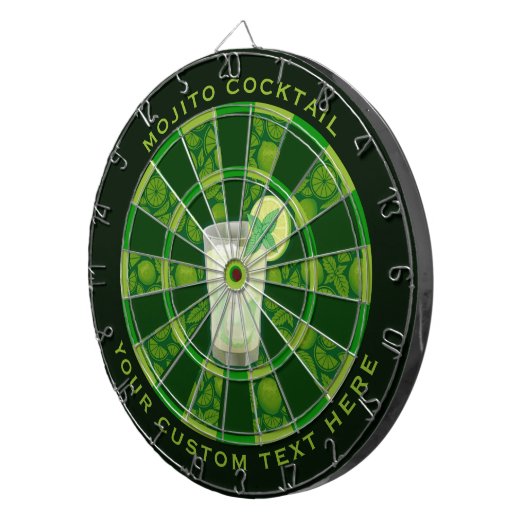 Cible De Fléchettes Cocktail Mojito (Devant droit)