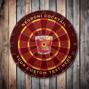 Cible De Fléchettes Cocktail Negroni