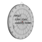 Cible De Fléchettes code ninja, script (Devant gauche)