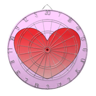 Cible De Fléchettes Coeur 4