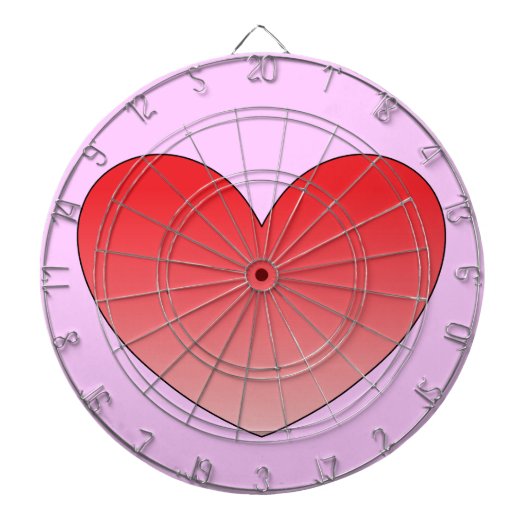Cible De Fléchettes Coeur 4 (Devant)