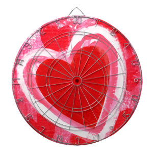 Cible De Fléchettes Cœur de la Saint-Valentin par VictoriaShaylee