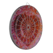 Cible De Fléchettes coeur rose corail (Devant gauche)