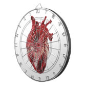 Cible De Fléchettes Coeur rouge (Devant droit)